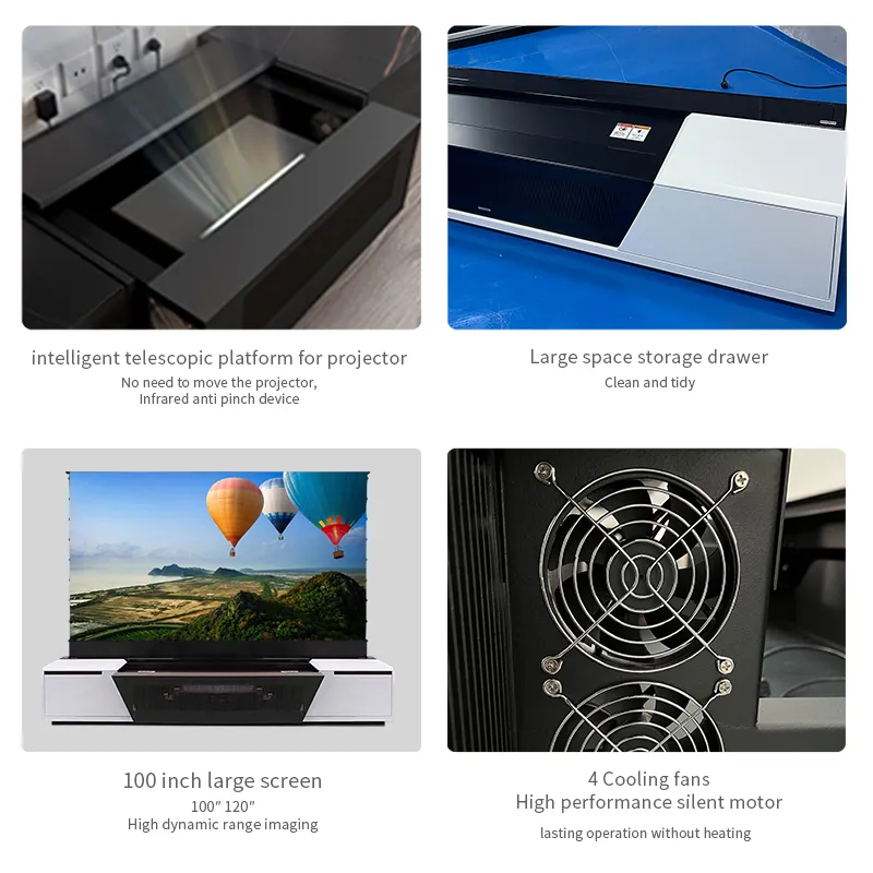 Gabinete Del Proyector 22 Pulgadas De Proyector De Hologramas De