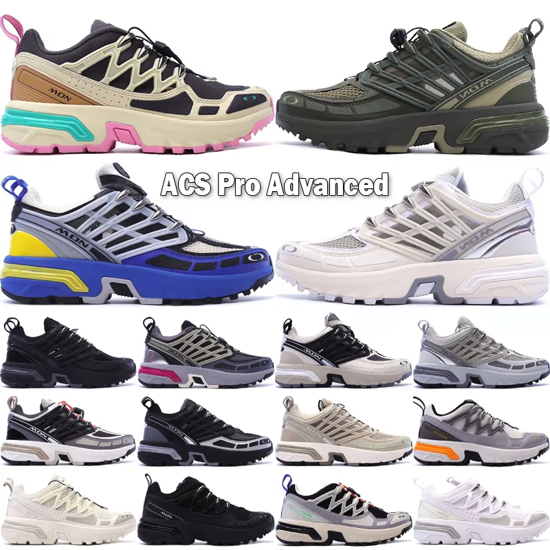 Top ACS Pro Advanced Trail Chaussures de course pour hommes Femmes France ADV OG Designer Street Market Vanilla Lunar Rock Safari Baskets de randonnée en plein air Taille 36-45