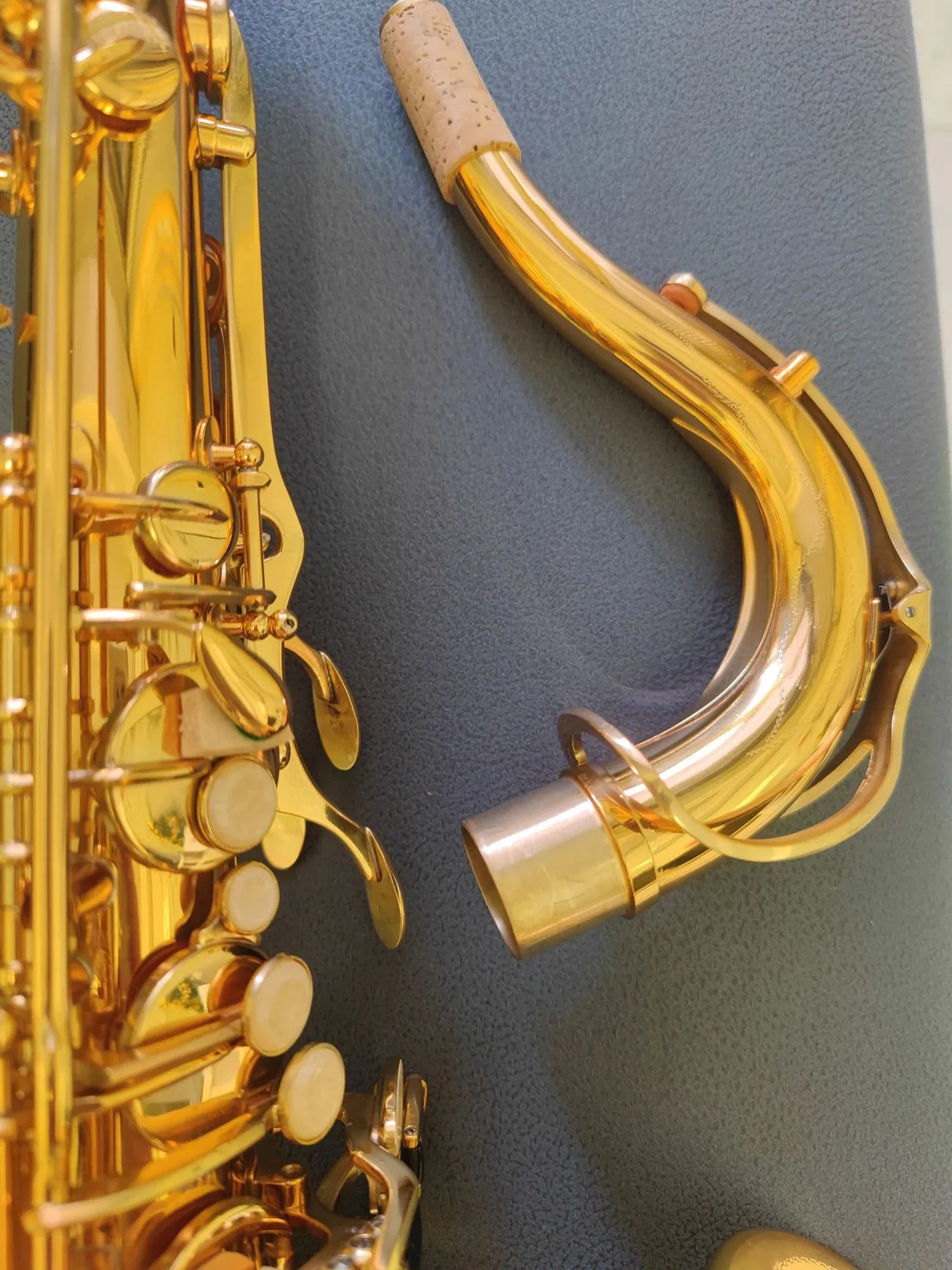 Novo saxofone tenor profissional q3 b-key, padrão avançado de gravação profunda, saxofone tenor de nível profissional, instrumento de jazz 00