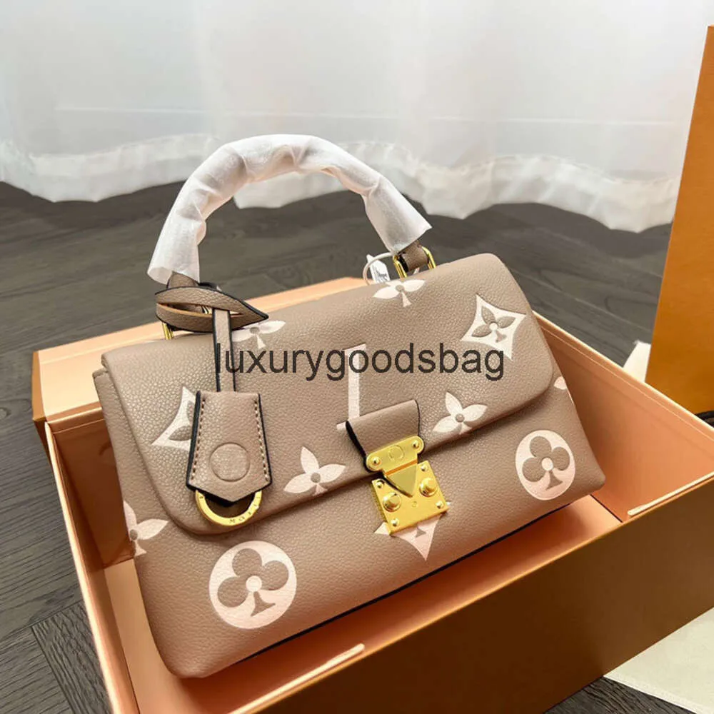 Nieuwe avondtas Luxe designertas Letter Schoudertas Bedrukte handtas Clash kleur driedimensionale handtas met reliëf schoudermode dames casual handtas