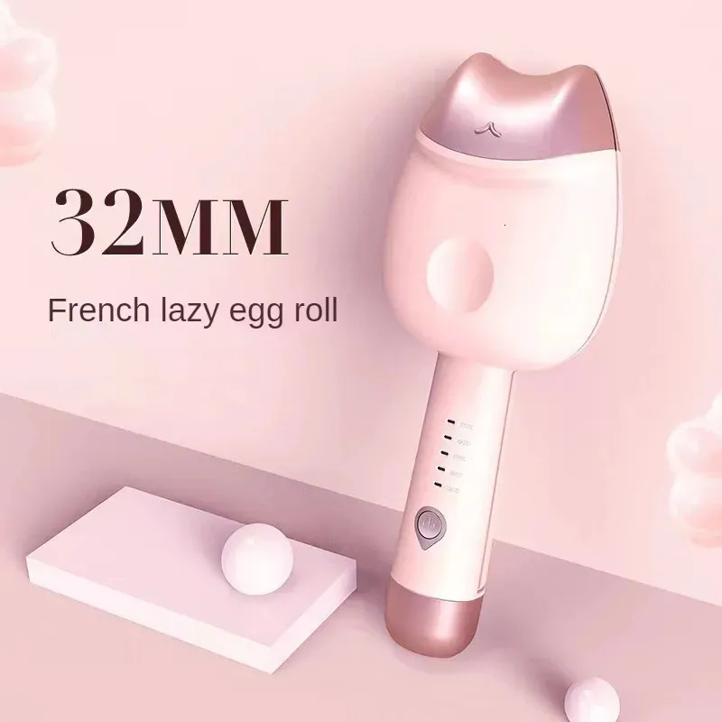 Curling Irons 32mm Cat Ear 2 Barrels Ceramic Curling Irons Egg Rolls