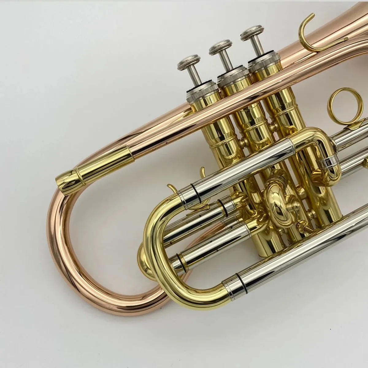 Strumento jazz corno a tromba con tono professionale prodotto in bronzo fosforoso di alta qualità in si bemolle