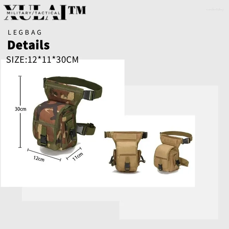 Boodschappentassen Camouflage Tactische Holster die heupriem en benen verbindt