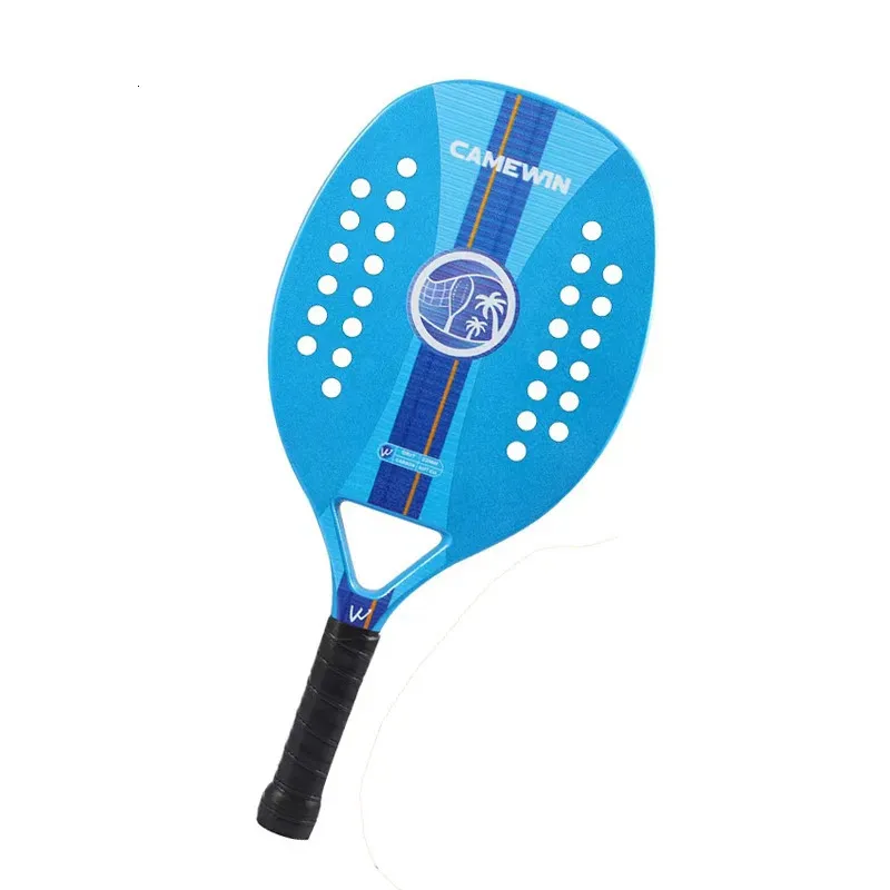 Squashrackets Hoge Kwaliteit Carbon en Glasvezel Strand Tennisracket Zacht Gezicht Racket met Beschermende Tas Cover 231020