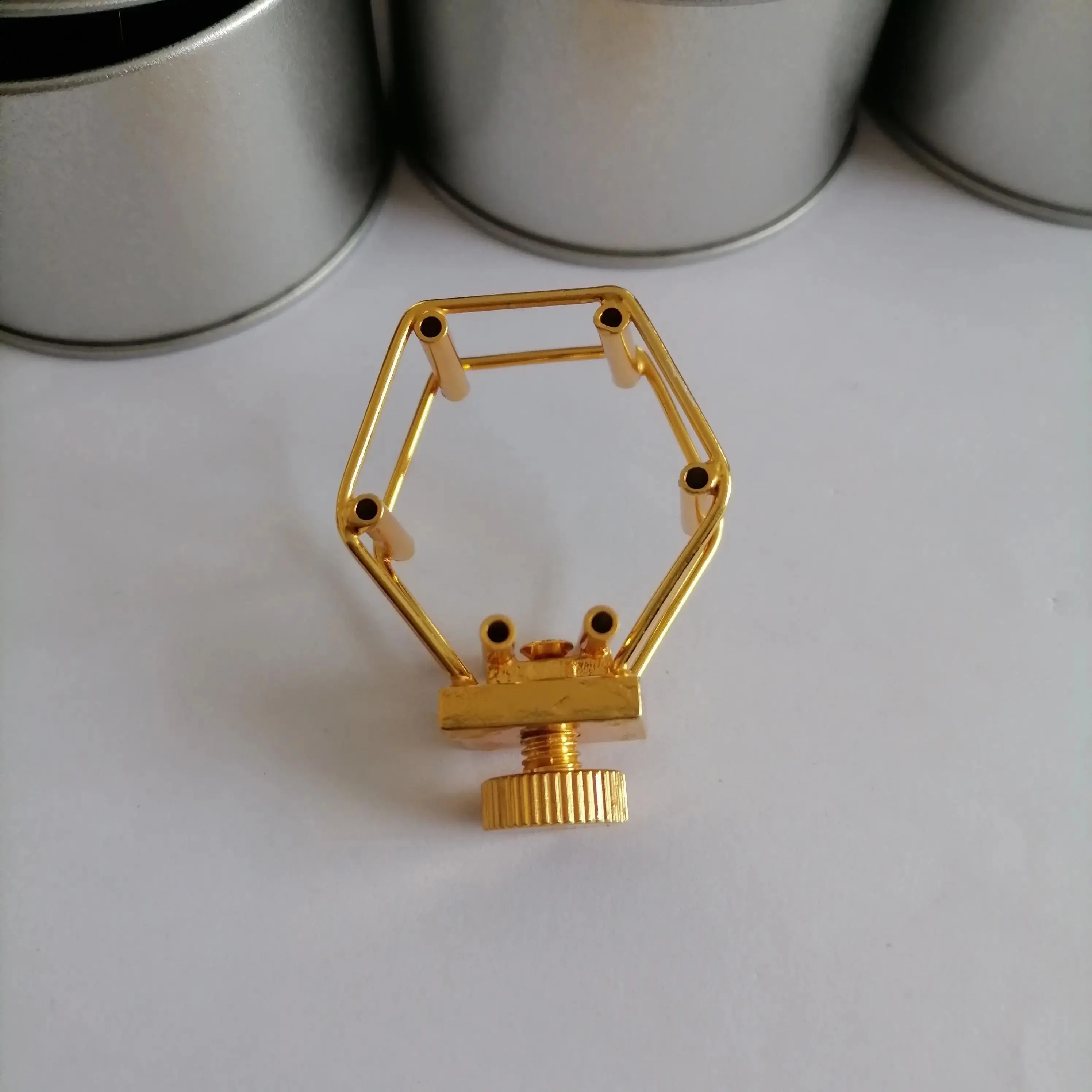 Gold Plated Diamond Alto Saxophone Mouthpieces Mouthpiece With Bakelite