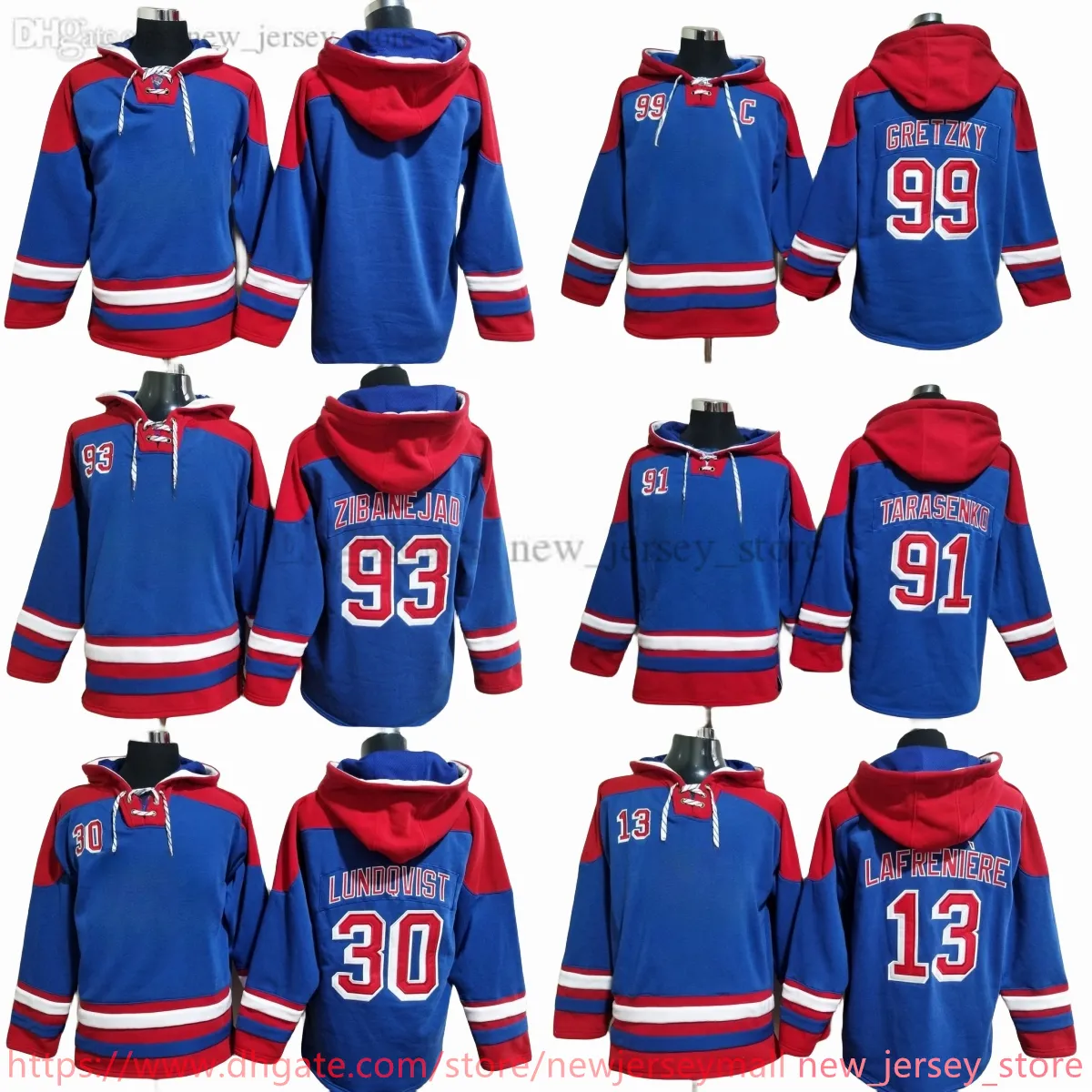 DIY-ontwerper Artemi Panarin Hoodie Heren Kinderen Vrouw Alexis Lafreniere Gretzky Winter Pluche Trui Met Capuchon Ins Mode Jeugd Studenten Lente en Herfst Team Hoodie