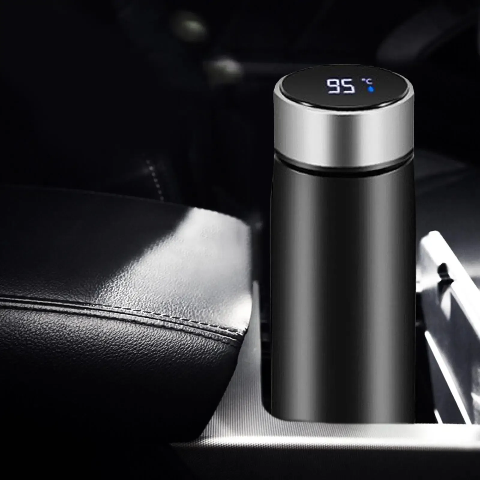 Muggar Portable Car Heat Cup Car Heated Mug Tumbler Smart Cup Heater Electric uppvärmd resemugg för kaffemjölkvatten varmare resor 231020