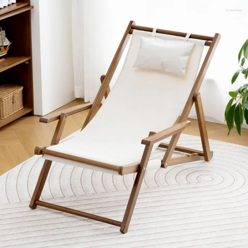 Походная мебель для гостиной, деревянный садовый стул, патио, кемпинг, пляж, лужайка, складные стулья, современный шезлонг, сад WK50GC
