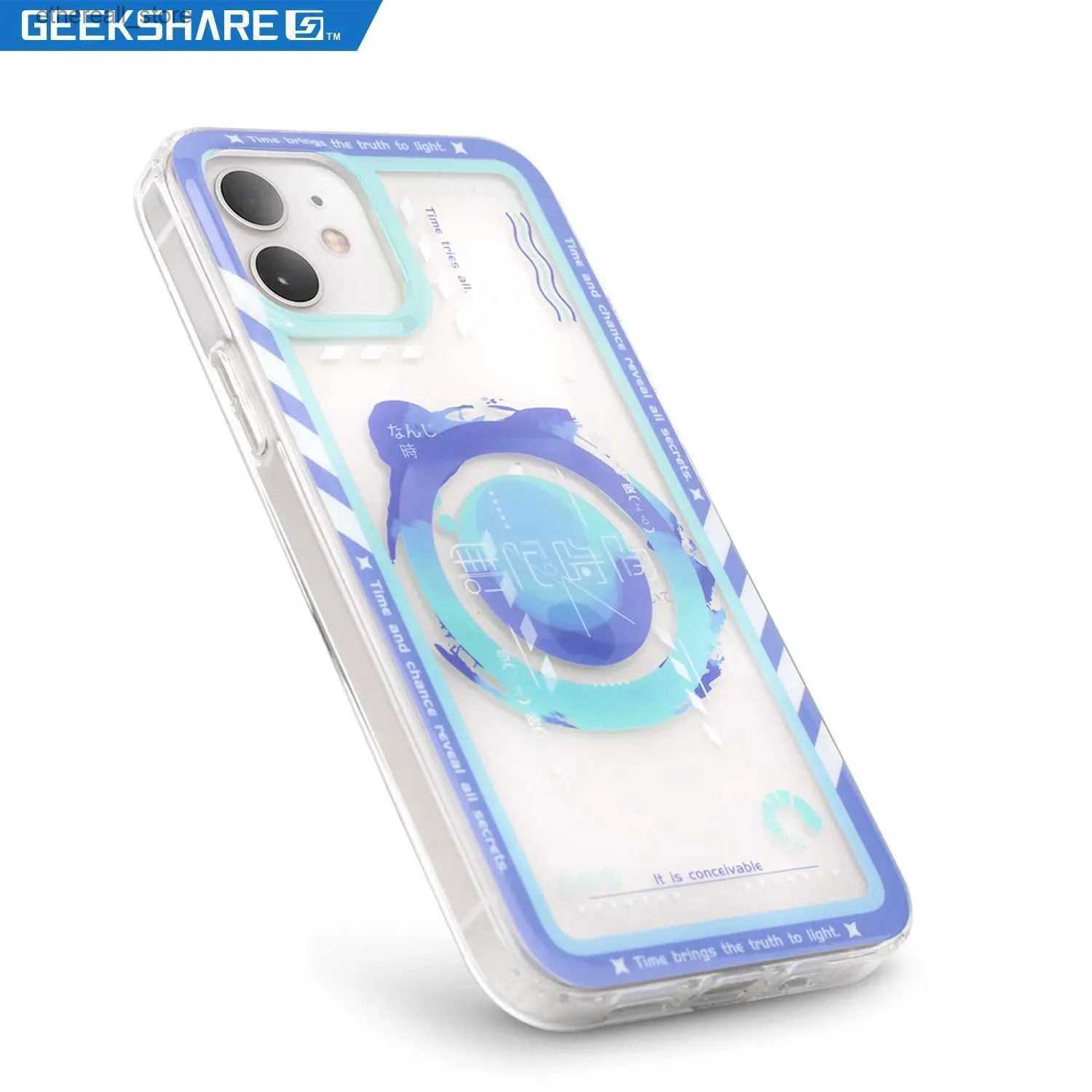 Mobiele telefoon hoesjes GeekShare mobiele telefoon beschermhoes voor iPhone 12 Onbeperkte tijd Soft Shell voor iPhone12 Pro hoesjes Persoonlijkheid Hoge kwaliteit Q231021