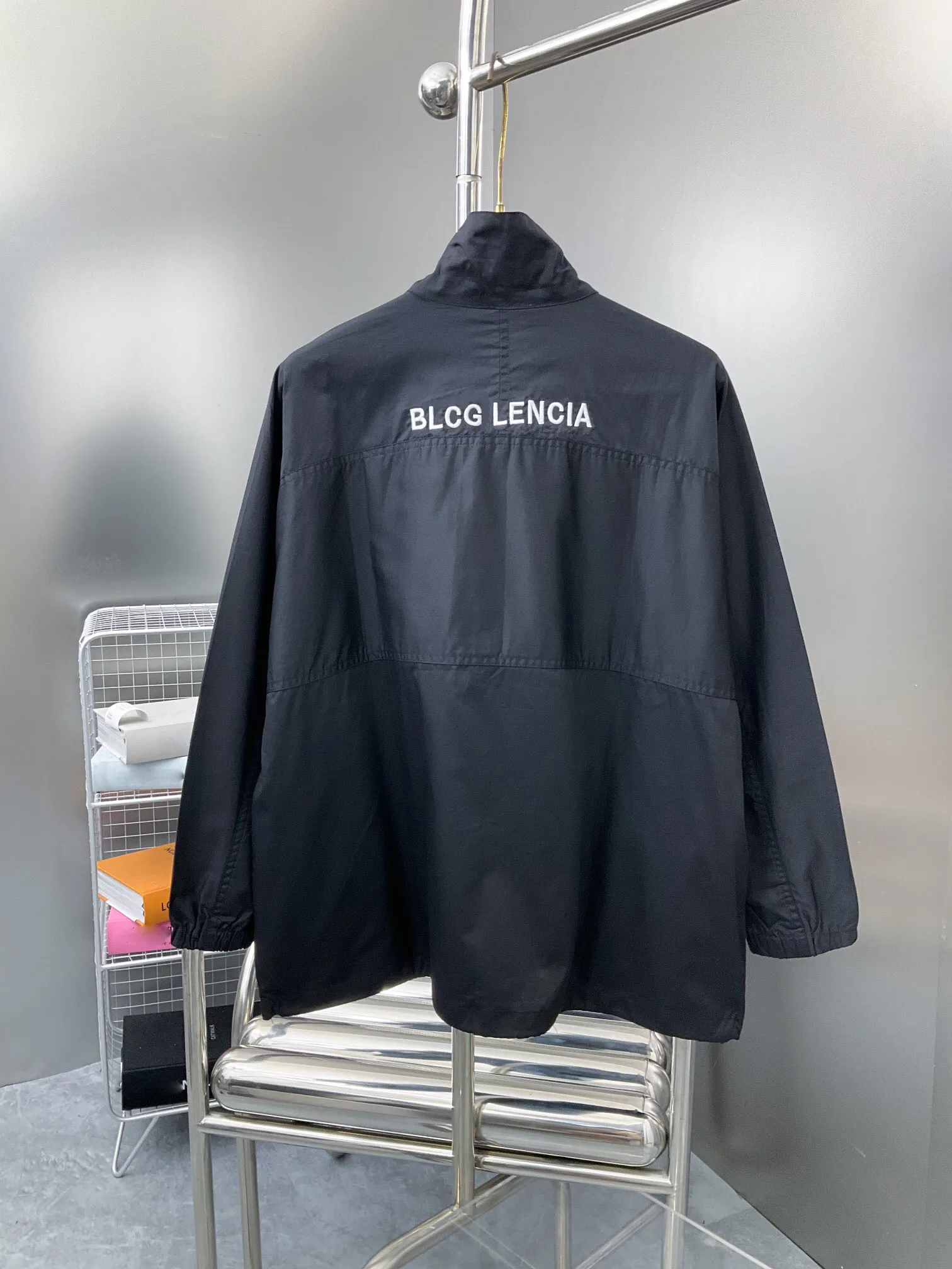 BLCG LENCIA Uomo Giacche Giacca a vento Zip con cappuccio Capispalla a righe Capispalla di qualità Hip Hop Designer Cappotti Moda Primavera e autunno Parka Abbigliamento di marca 5244