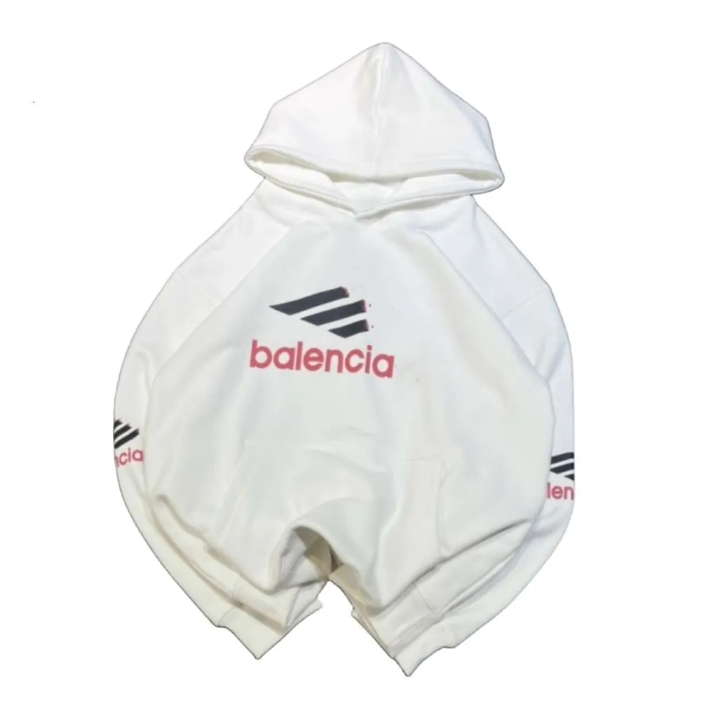 Balencaigai Designer Sweat À Capuche Qualité Originale Logo Avant Et Arrière Manches Gauche Et Droite Imprimé À Capuche À Manches Longues Style Unisexe Lâche Et Confortable