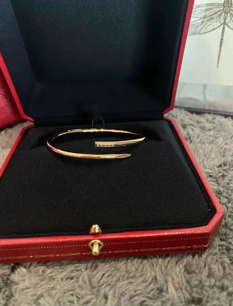 21 Bangle Luxury bracelets Fashion bracelet 316L stainless steel plated 18K gold jewelry Valentine's Day gift