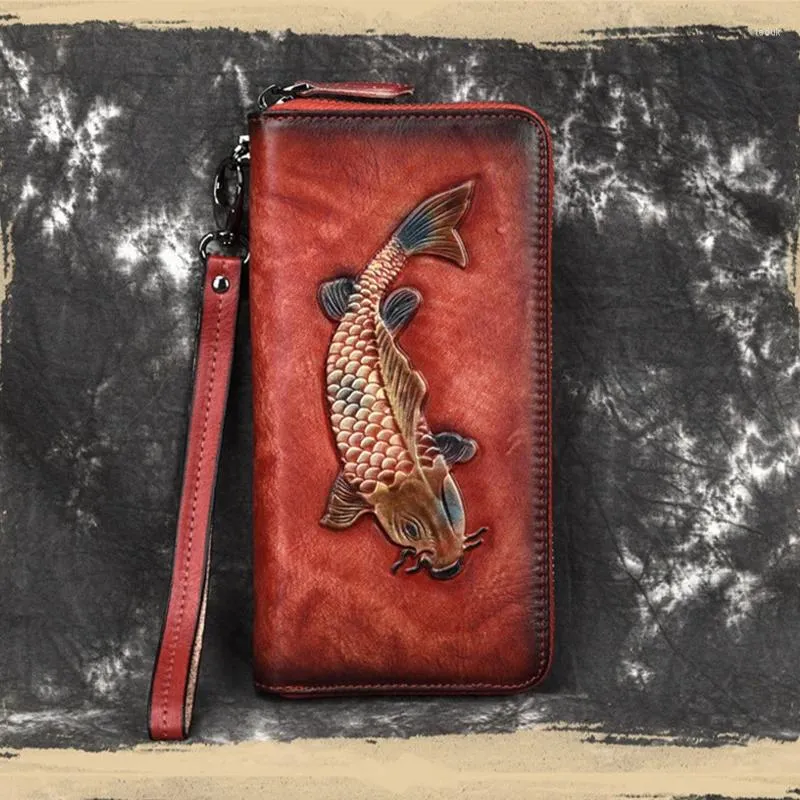 財布女性長い美しい財布リストバンドレディースファッションシングルジッパー付き本物のハイエンドの財布