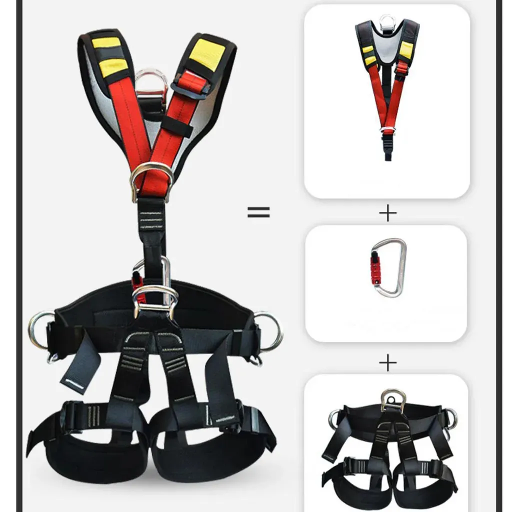 Climbing Harness Safety Tree Climbing Mountaineering Caving Abseiling