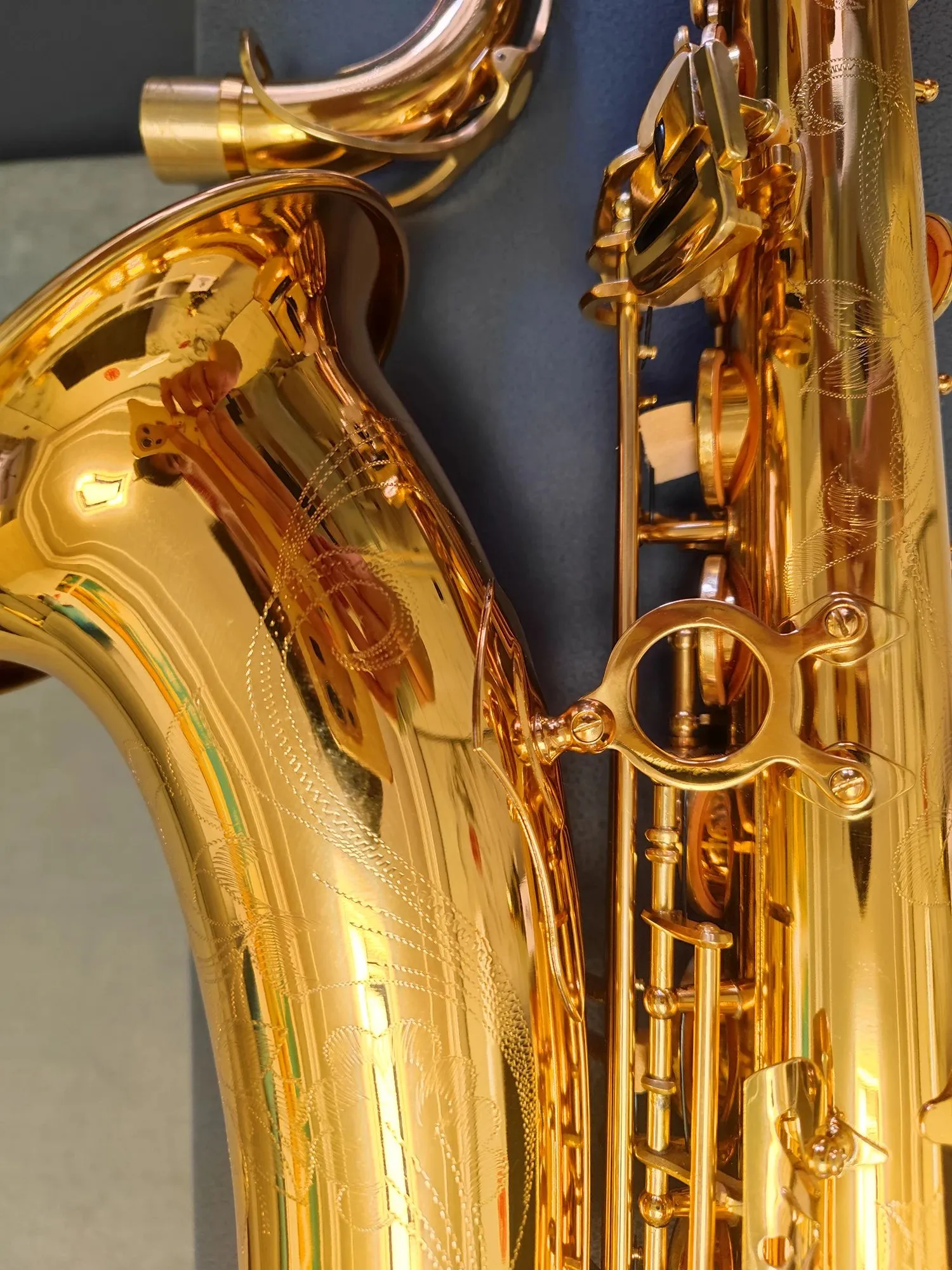 New Q3 B-key professional tenor saxophone advanced deep engraving pattern Tenor sax professional-grade tone jazz instrument 00