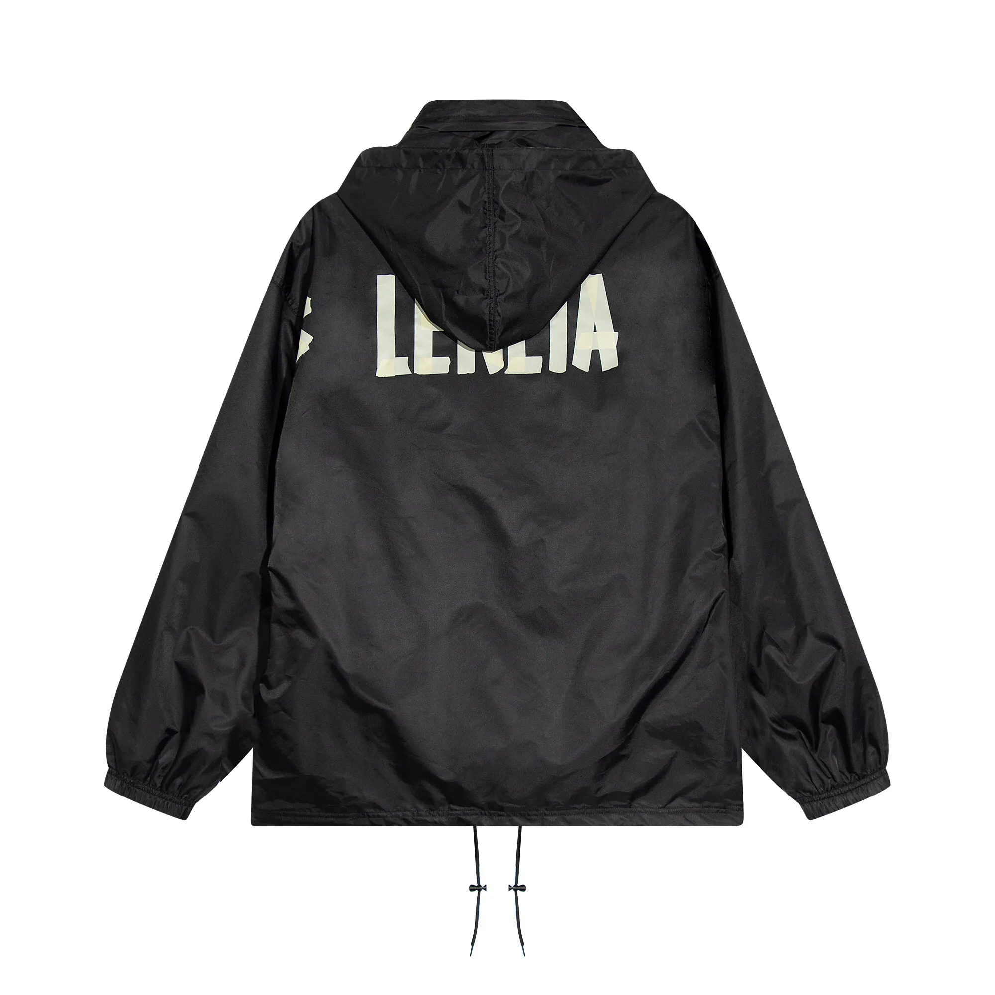 Handsome Street Windbreaker For Men Hit Color Split Joint