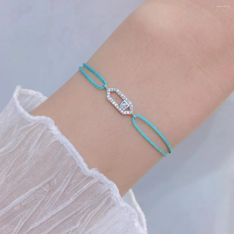 Link Bracelets Fashion Women's Jewelry Adjustable Bracelet Valentine's Day Gift Party Cord Rope Stackable Accessories