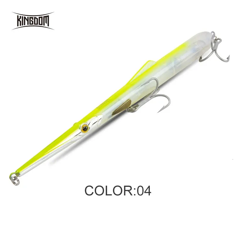 Baits Lures Kingdom Sinking Floating Fishing Lures Pencil Hard Wobblers  Artificial Baits 11g 13g 30g 40g Fishing Accessories Saltwater Lures 231020  From Ning07, $10.24