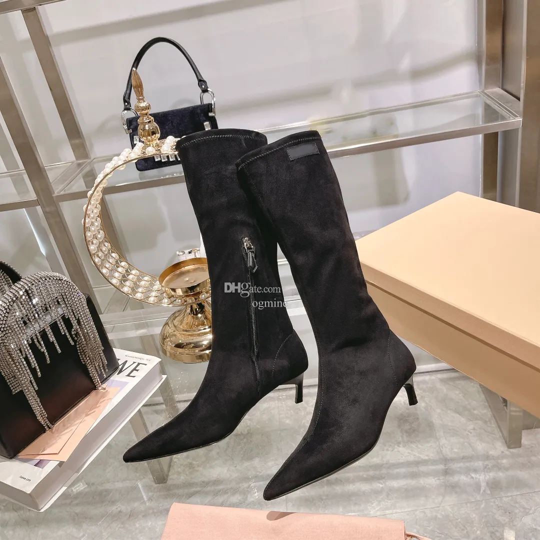 Wholesale Suede Leather Mid Heeled Boots: Captivating Wholesale Suede Leather Mid Heeled Boots: Captivating