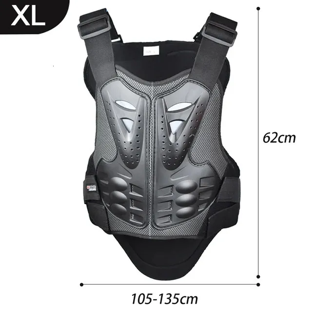 Gilet De Protection Torse Pour Moto/VTT - Armure Légère Polypropylene, Taille Unique Ajustable