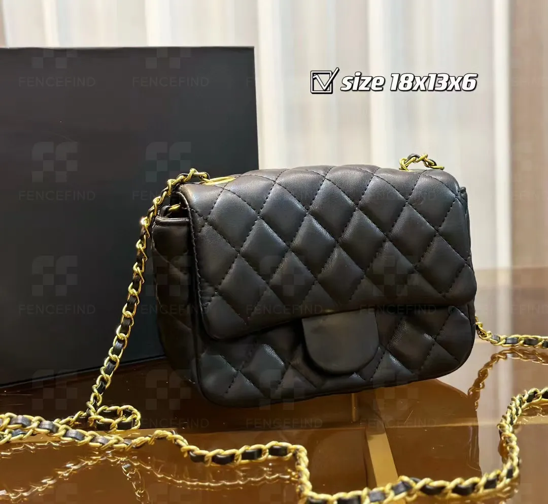 Black Satin Chain-Strap Clutch Bag - Glamorous