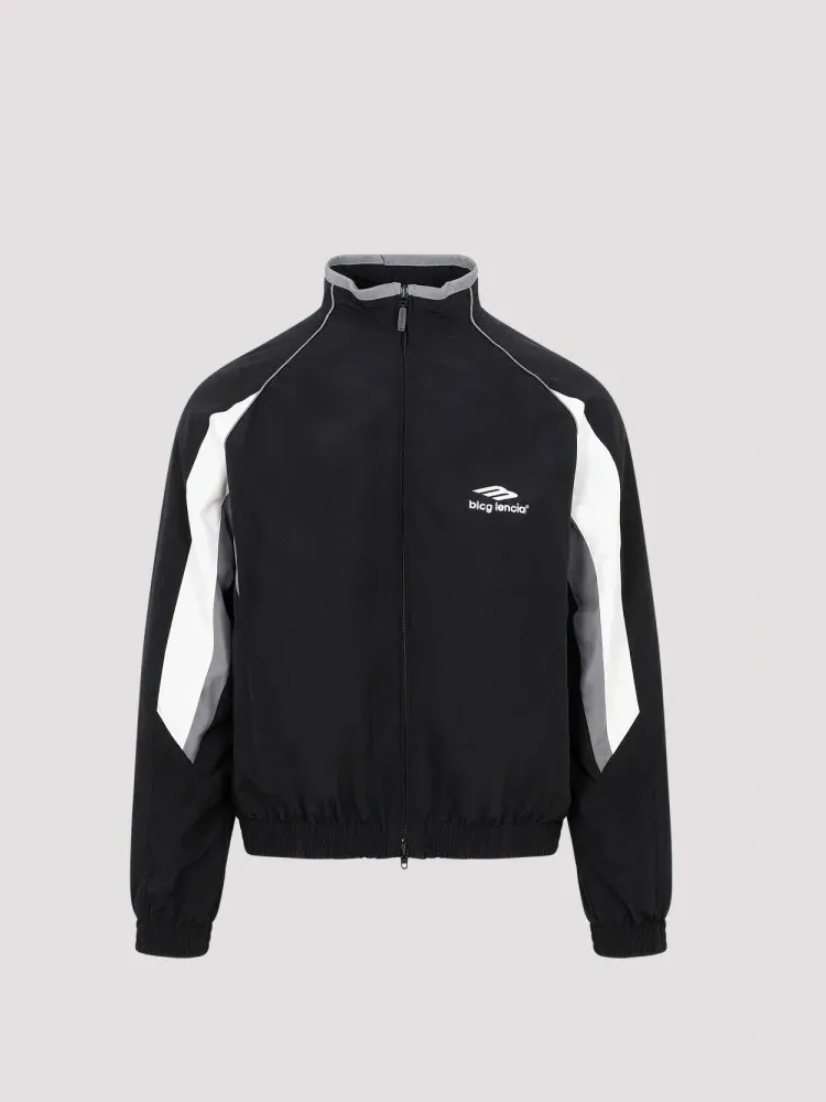 BLCG LENCIA MENS JACKETS WINDBREAKER ZIP 후드 스트라이프 외곽웨어 힙합 디자이너 코트 패션 봄과 가을 파카 브랜드 의류 5258