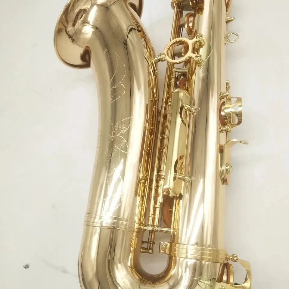 Original 802 en-till-en-strukturmodell Drop B Tone Professional Tenor Saxofonuppgradering Double-rib Abalone Key Tenor Sax 00