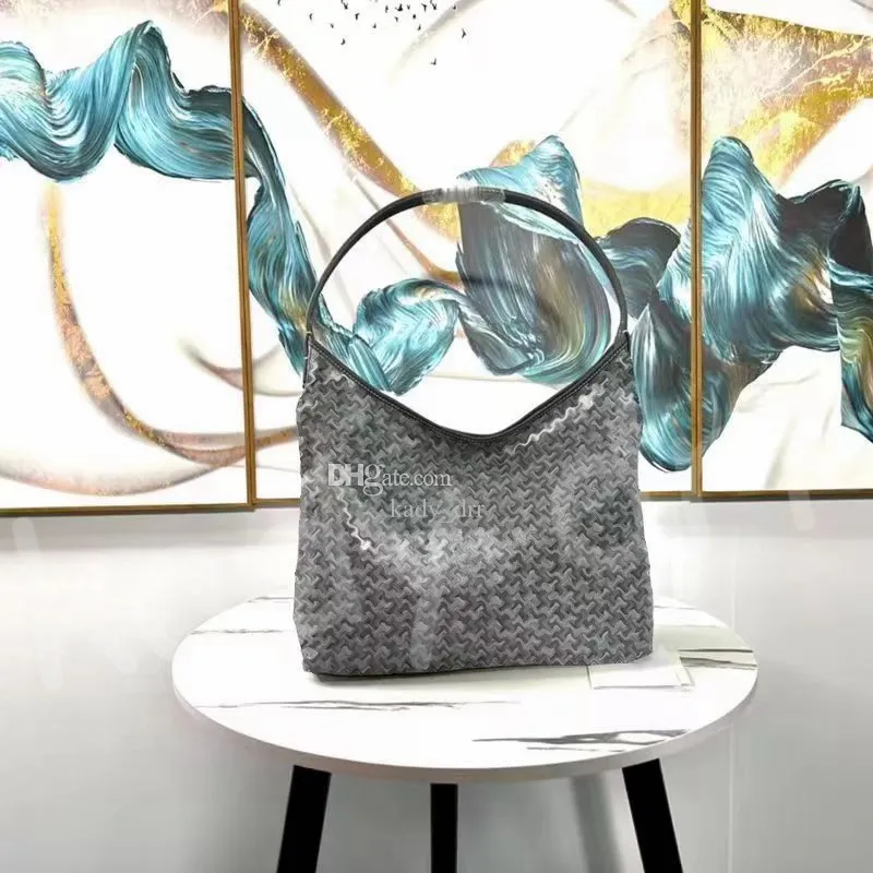 Boheme Hobo Bag Leather Large Capacity Handbag Women Men Zipper Closure Green Gray Black Brown Tote With Pouch Shopping Shoulder Bags Purse From 41 9 DHgate