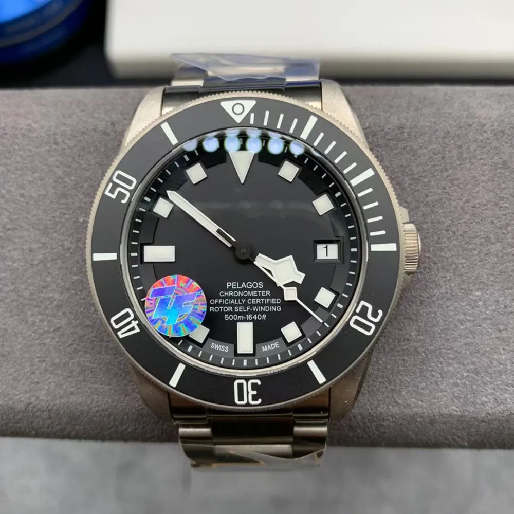 Pelagos M25600TN ZF Factory 1:1 SuperClone AAAAA 5A Quality 42mm Mens Watches Self-adjusting clasp Titanium Automatic Mechanical Movement Sapphire A01