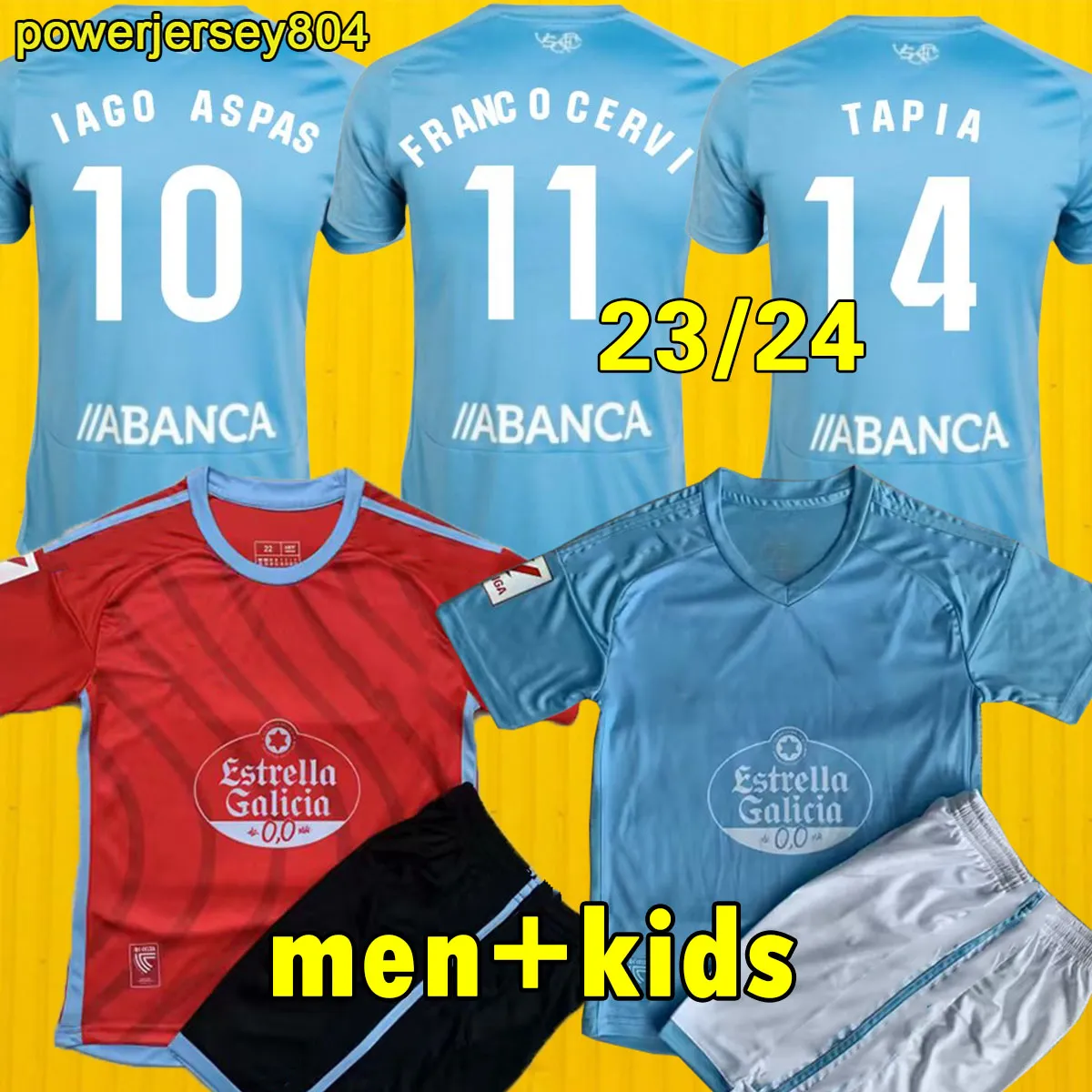 2023 2024 RC Celta De Vigo Soccer Jerseys STRAND LARSEN BAMBA Paciencia ...
