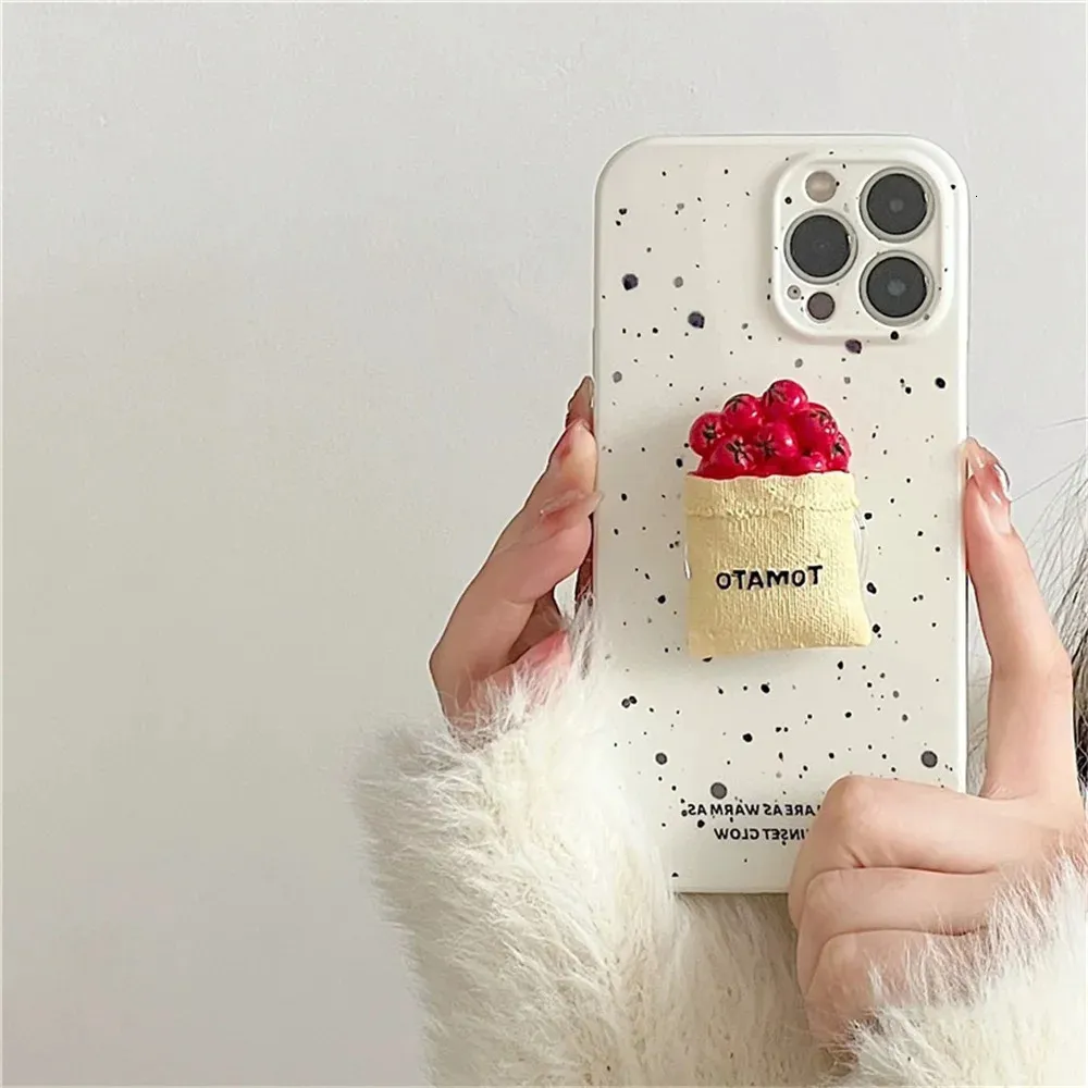 Чехлы Для Мобильных Телефонов INS Korean Splash Ink 3D Bread Tomatoes  Bracket Мягкий Чехол Для IPhone 14 12 11 13 Pro XR X XS Max Защитная Задняя  Крышка 231021 От Guan04, 591 руб. | DHgate