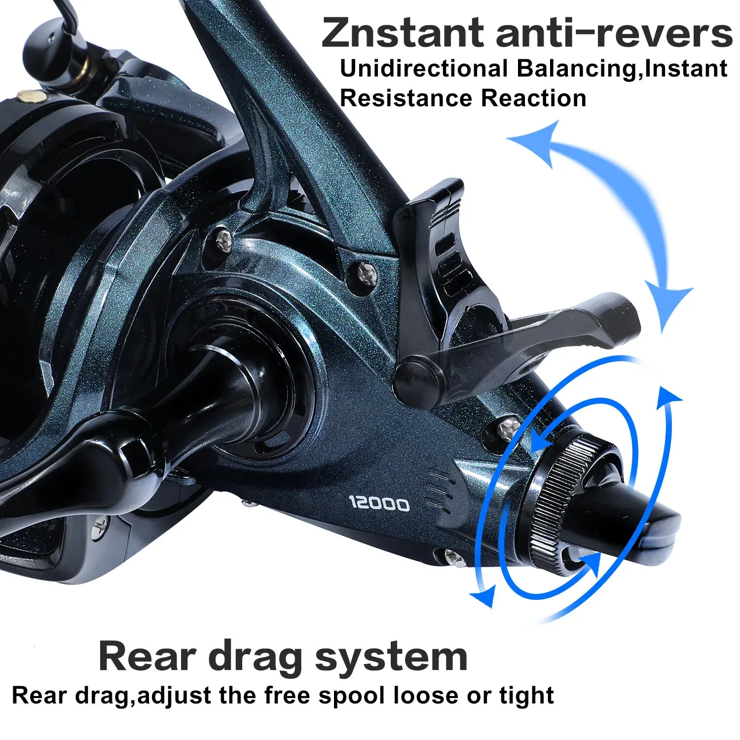 Baitcasting Reels Sougayilang Fishing Reel 9000 12000 Series Surf