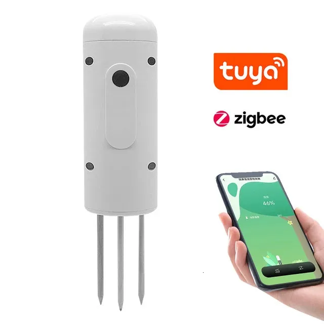Capteur D'humidité Du Sol Zigbee Tuya - Testeur Température/humidité Pour Plantes, IP66