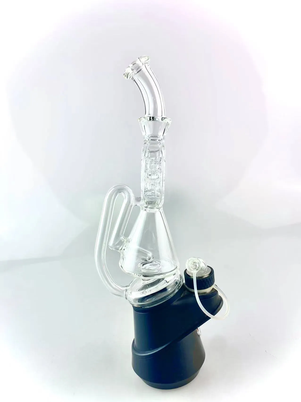 Hookah Swiss Type Glass Top för topp eller carta klart lätt att rengöra bara glas topp ingen e-rig botten