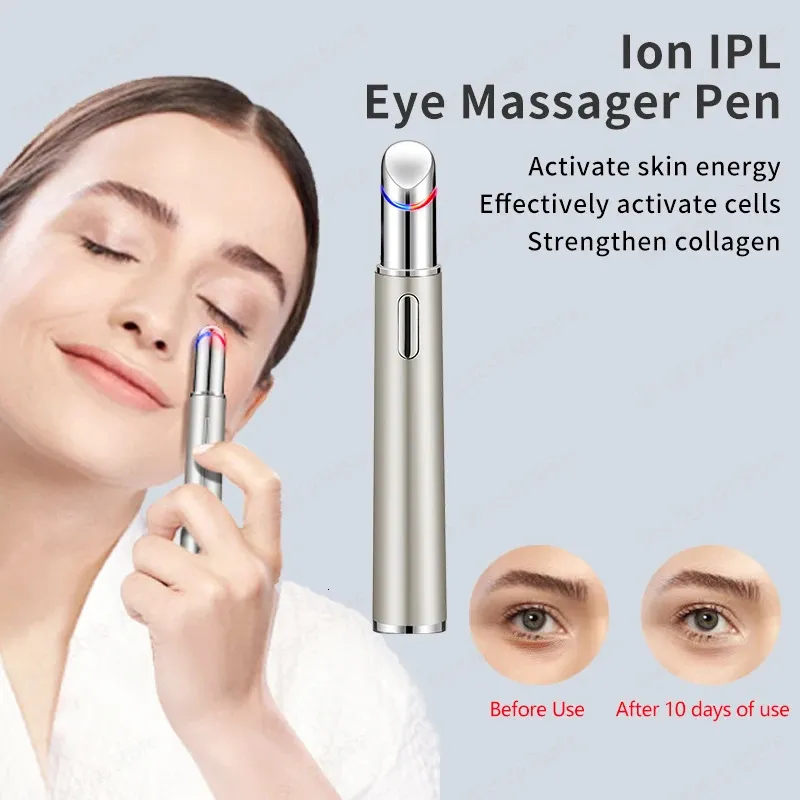 Masseur électrique pour les yeux, outil de soins Anti-rides, vibrateur, Instrument de beauté et de santé, applicateur de crème 231020