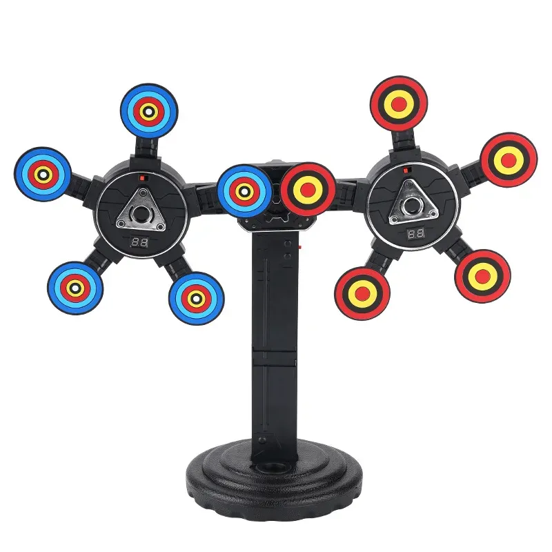 360° Rotating Movable Electronic Scoring Target Automatic Return Dmart Toy Gun Target Shooting Accessories