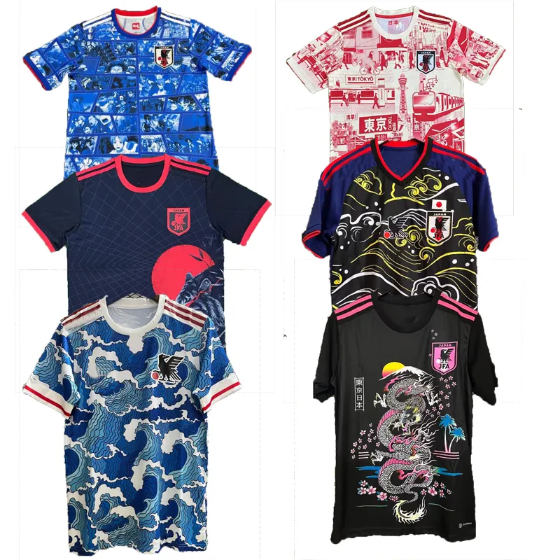 Minamino 22 23 24 Japão camisa de futebol nagatomo Tsubasa Home Away Shirt Atom 2023 Camisa de futebol uniforme 2024 Mitoma Kubo Shibasaki