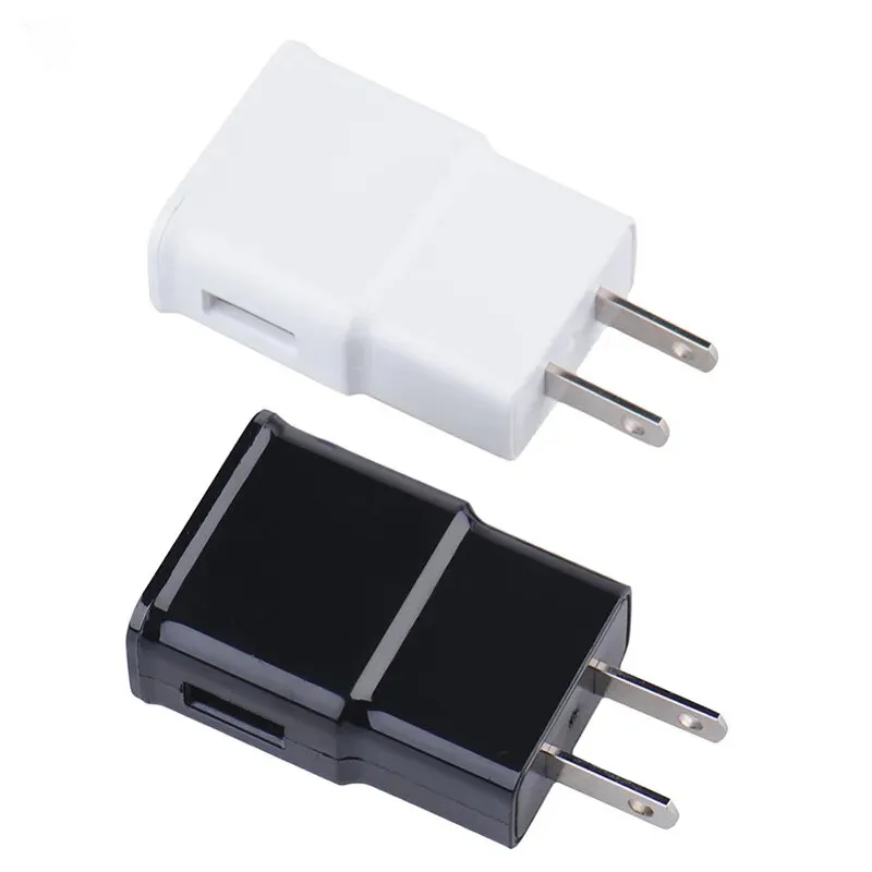 USBウォール充電器5V 2A 1A AC Travel Home Adapter US EU Plug for Universal Smartphone Android電話Samsung S7 S8 11 LL