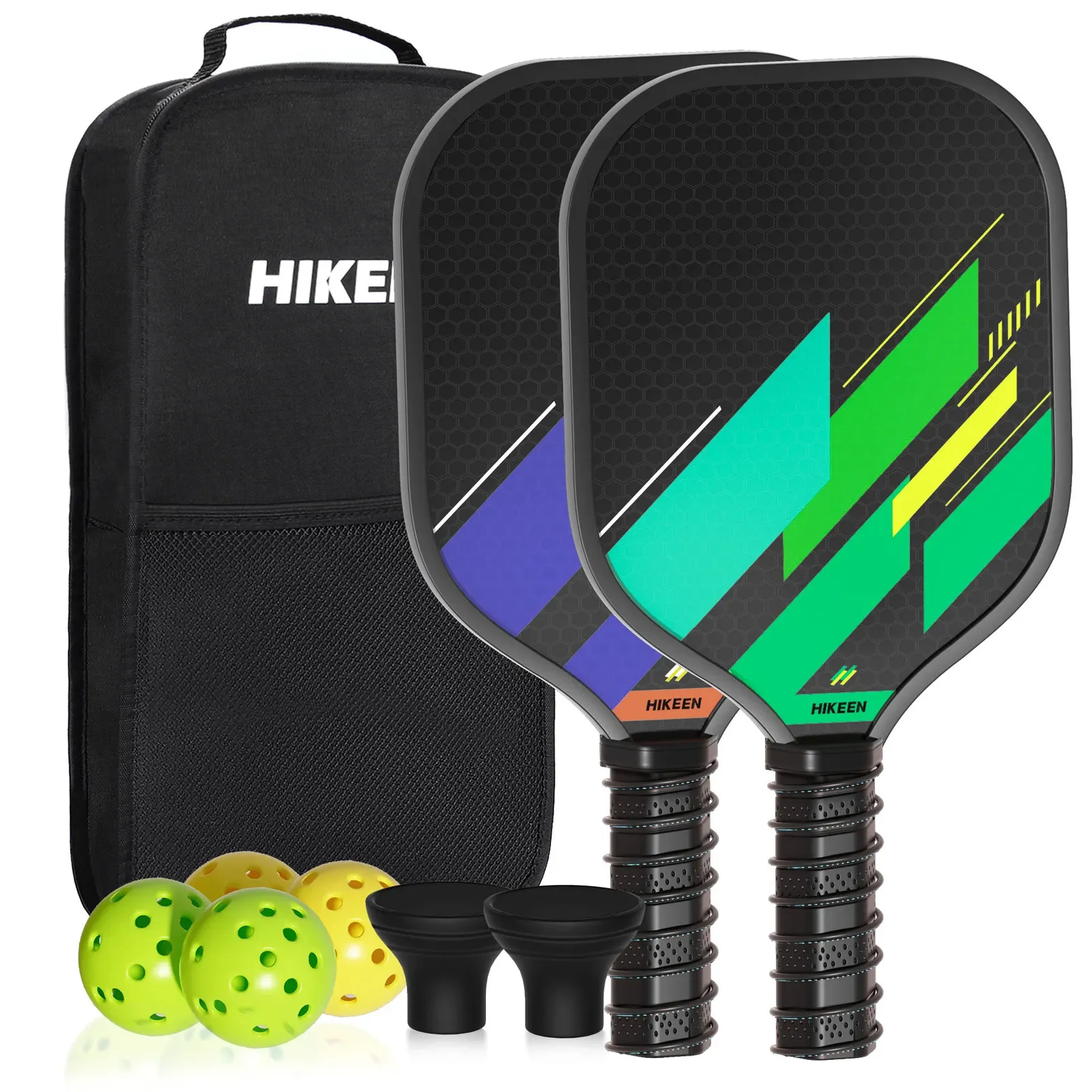 Squash Racquets Pickleball Paddles 1pc Graphite Fiberglass Beach Tennis Racket or 2pcs With Bag Indoor Outdoor 4pcs Ball 231020