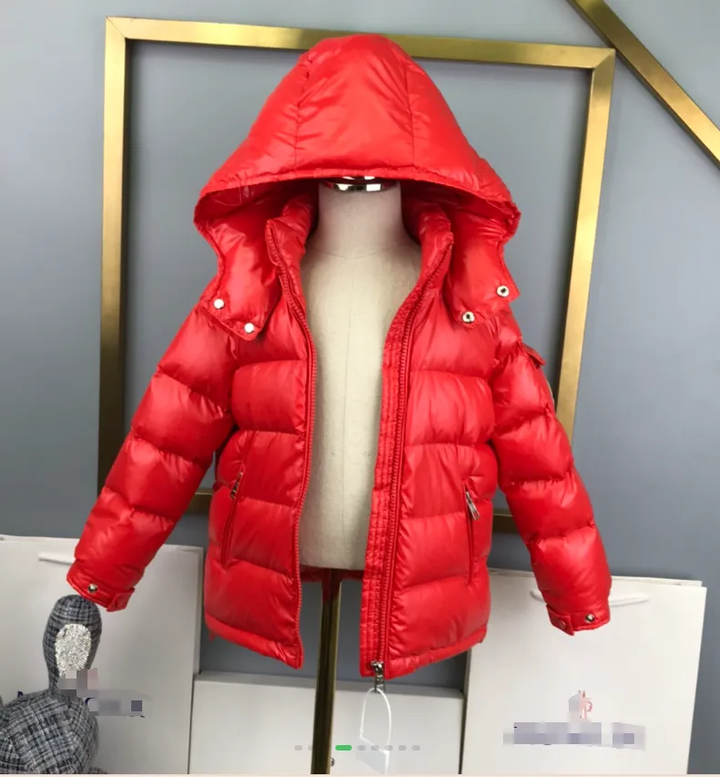 Monclr 2023 Winter New High Quality Kids Warm Down Coate for Boys Boys Sighle wear Children's Down Jacketsクリスマスギフト