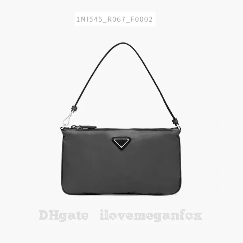 Designer Bags Luxe mode Re-Nylon clutch voor dames Fashion Bags Schoudertas Zwart art.nr.: 1NI545_R067