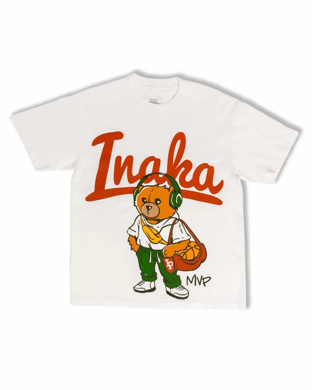 Inaka Power Overized US Size T-shirts dagligen 100% bomull av hög kvalitet Streetwear DTG Printing Technique Sports Basketball Gym IP Tops Tees