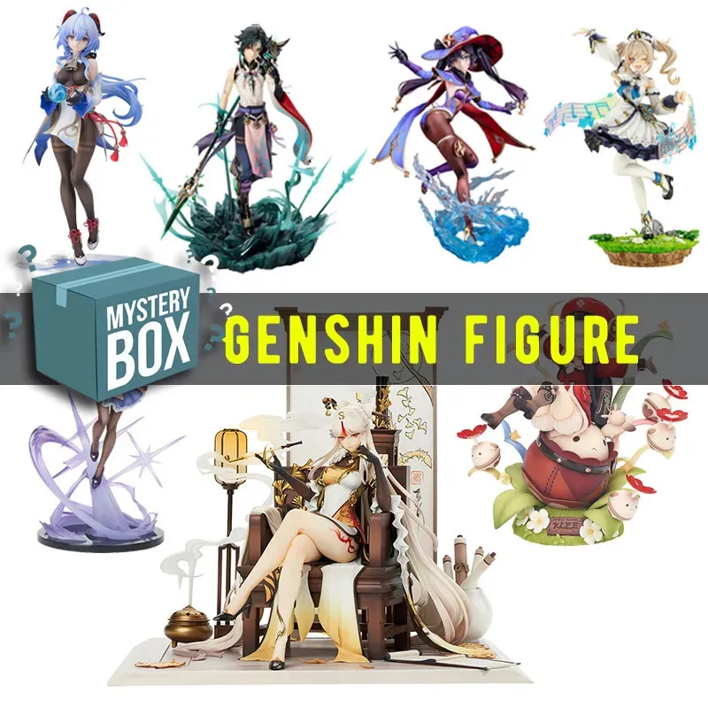 Boîte aveugle Genshin Impact, boîte mystère, figurine de dessin animé, jeu d'action, modèle porte-bonheur, poupée 231020