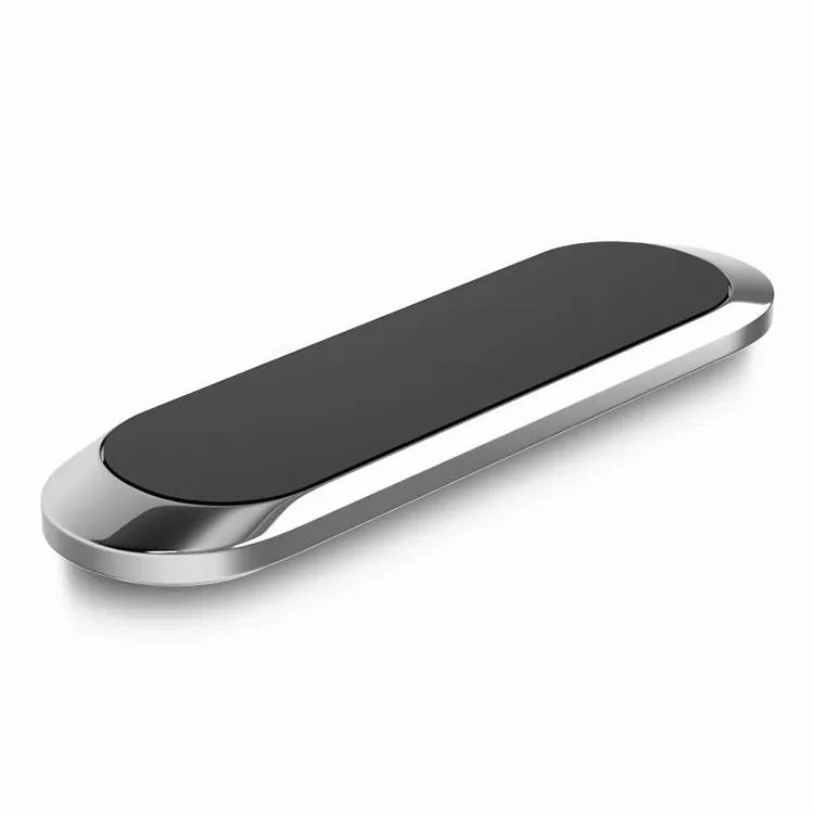 Z17 ABS ALUMINIUM Legering Silikon Anti-halk 3M klistermärke Magnet Telefonstativ magnetisk hållare Mini magnetisk mobiltelefonhållare för bil