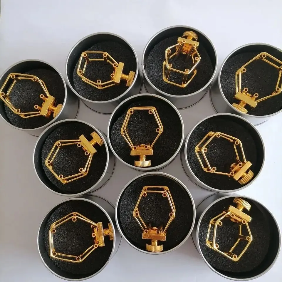 Gold Plated Diamond Alto Saxophone Mouthpieces Mouthpiece With Bakelite