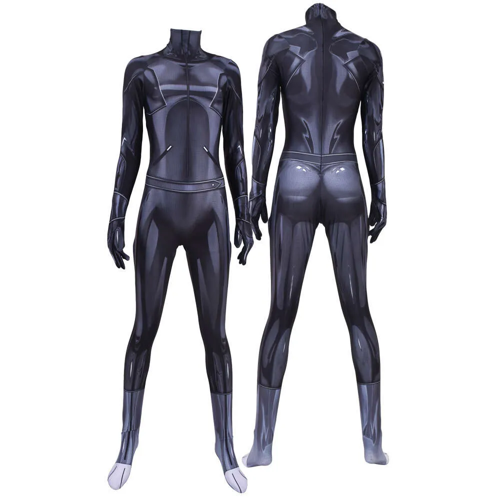 Kostuum Spandex Cosplay Volledige dekking bodysuit Zentai Halloween Party Kleding Prestaties Eendelig pak