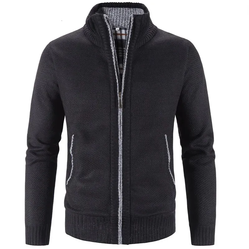 Herren Frühling Herbst Stricker Pullover Mode Slim Fit Männer Kausale Pullovermäntel Solid Single Breasted Cardigan Männer 231021