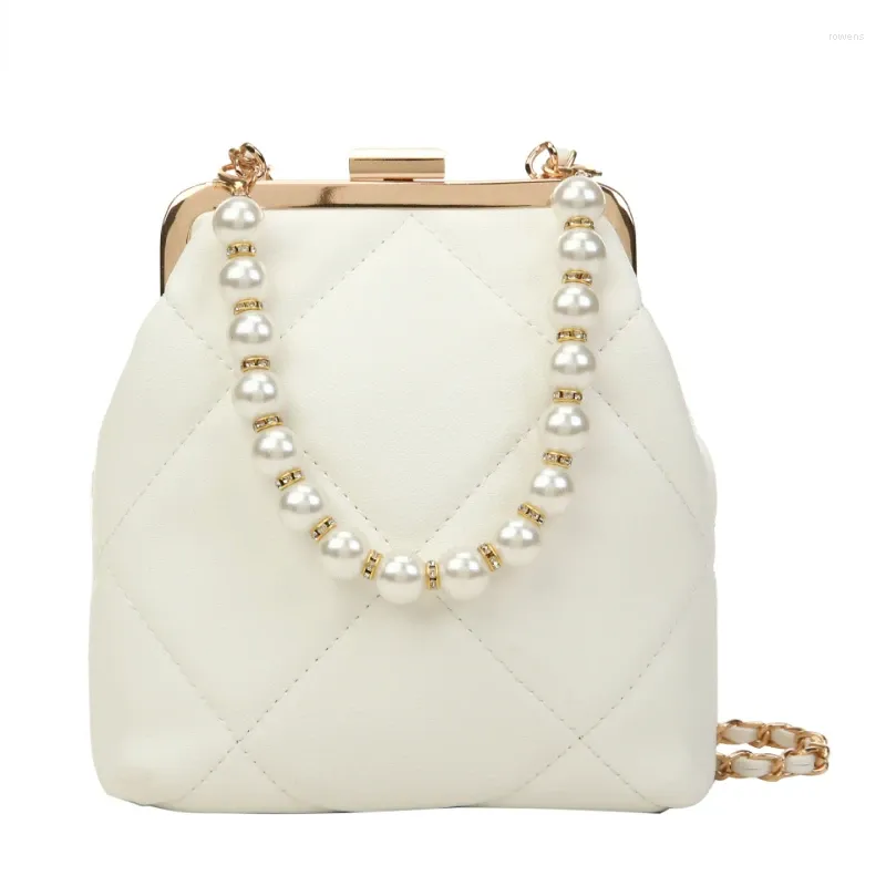 Waist Bags Women's Party Clutch Wedding Crossbody Bag Totes Stylish Pearl Clip Evening Handbags Shoulder Summer Beach