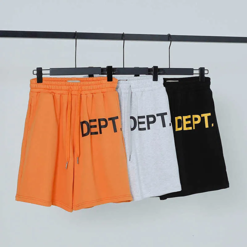 Men's designer GalleriesPants Deptsletter printed shorts summer new men's and women's lovers' large size Capris