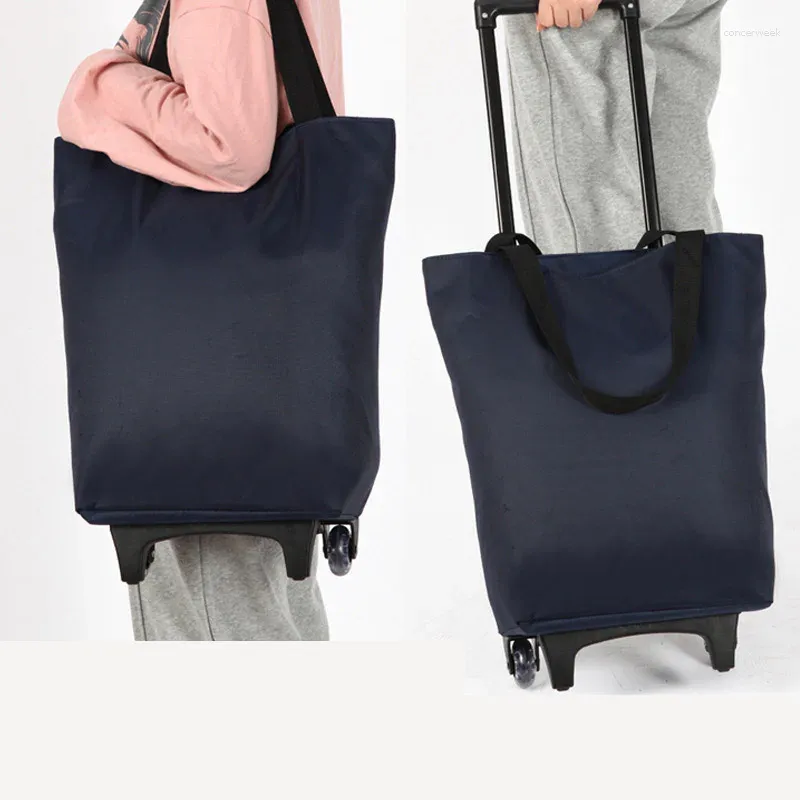 Evening Bags Shopping Bag Women's Cart Foldable For Organizer Portable Buy Vegetables Trolley On Wheels The Market
